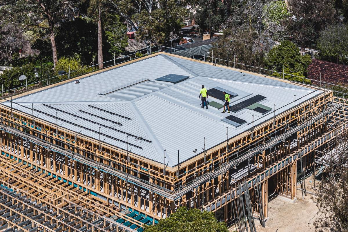 Roof is complete