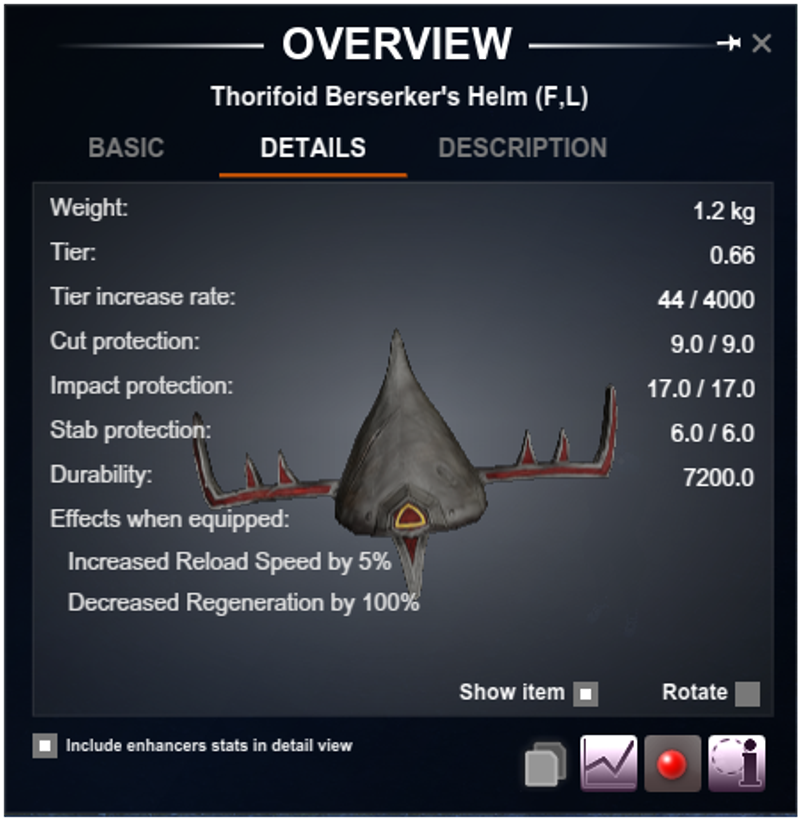 Entropia Universe Thorifoid Helm