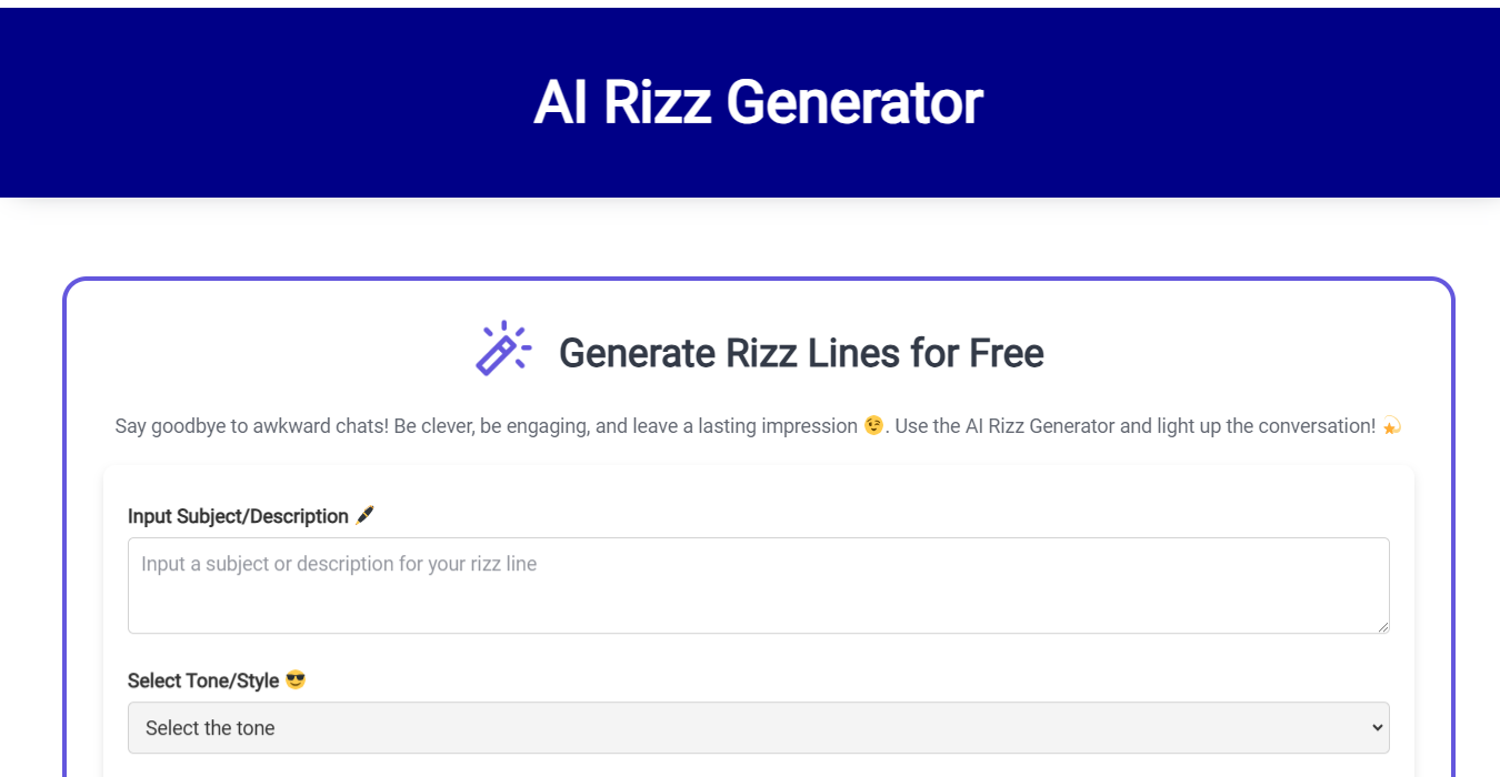 AI Rizz Generator featured