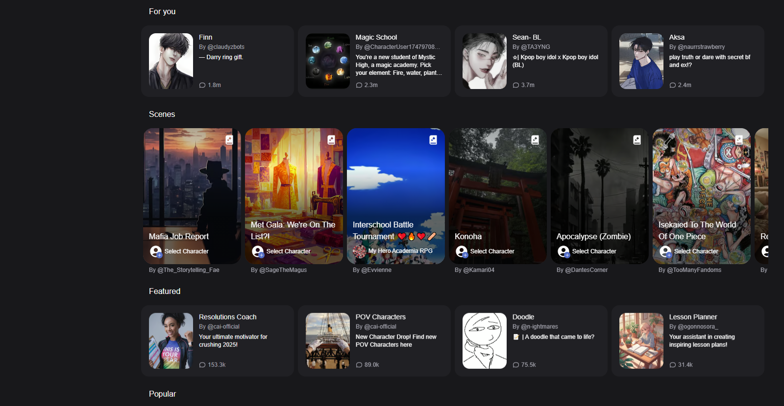Character.AI featured