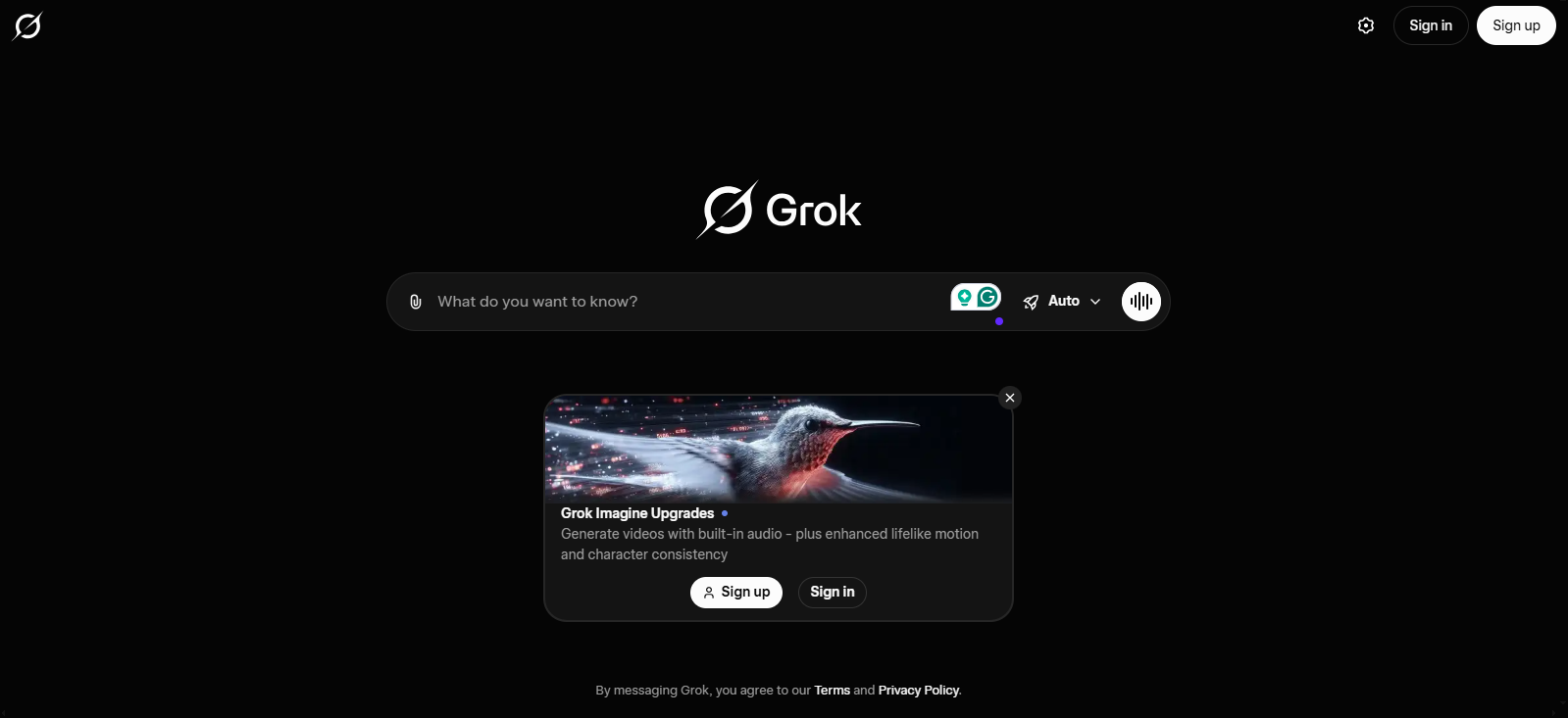 Grok featured