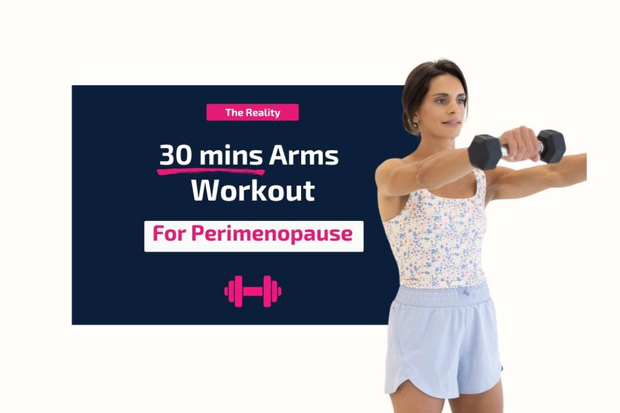 dumbbell arms workout for perimenopause women
