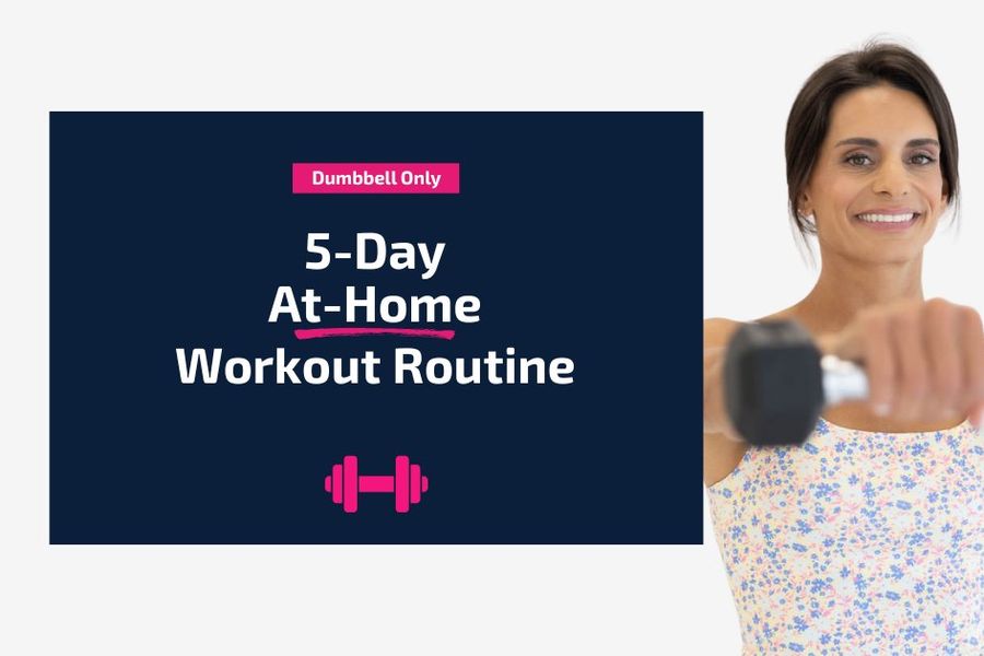 5-day workout split for women