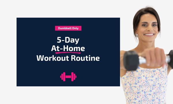 5-day workout split for women