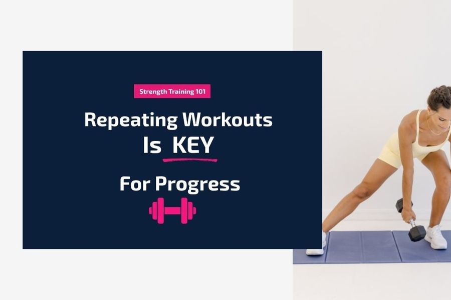 Strength training repetition for progressive overload