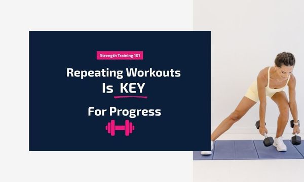 Strength training repetition for progressive overload