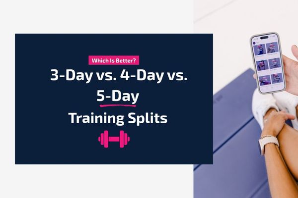 Choosing between a 3,4, or 5-day training split