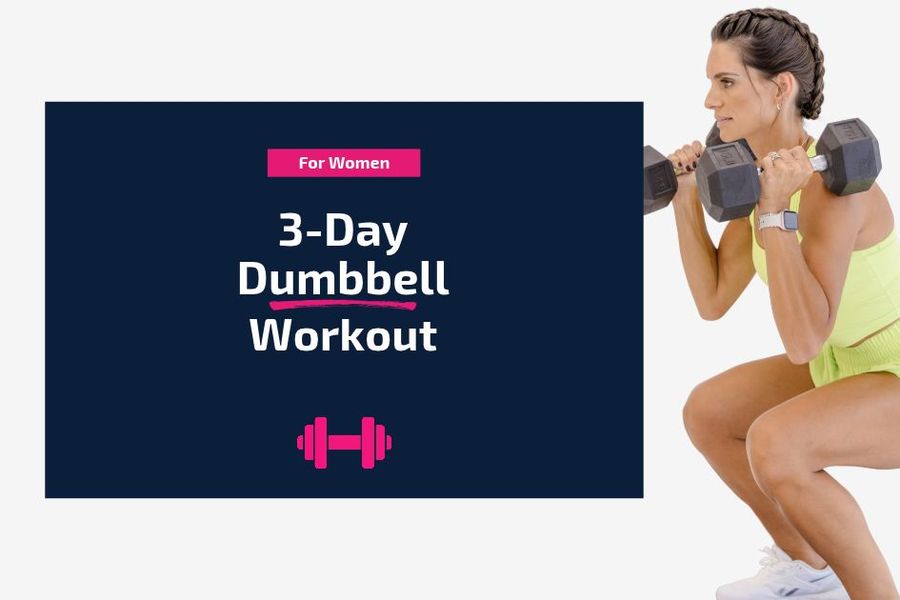 Dumbbell only 3-day workout plan