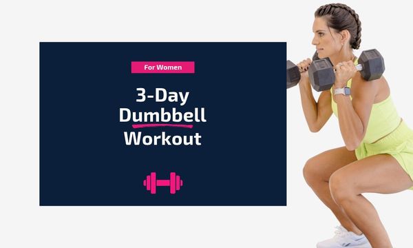 Dumbbell only 3-day workout plan