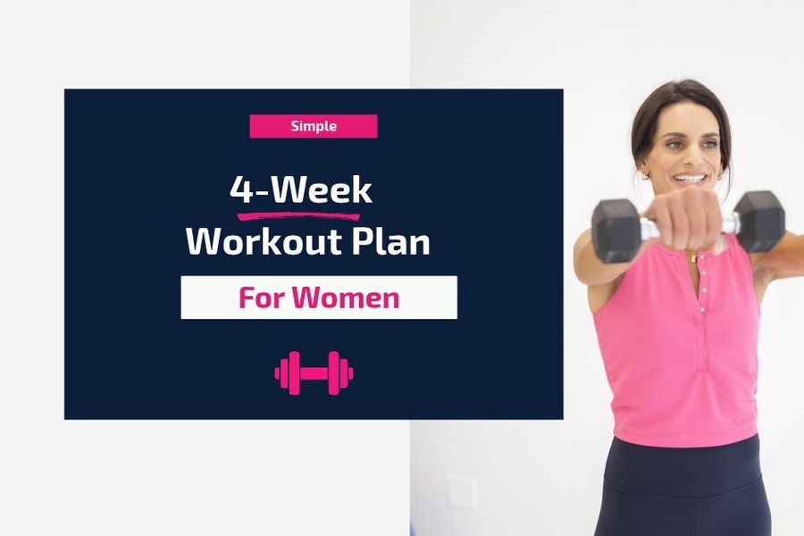 personal trainer, Tami Smith, showing a month long workout plan