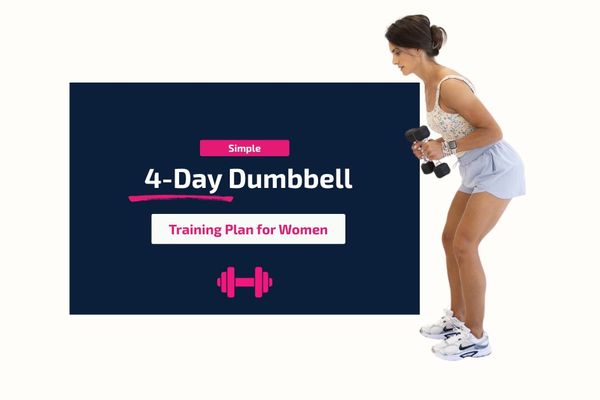 workout plan for women with 4 training days per week