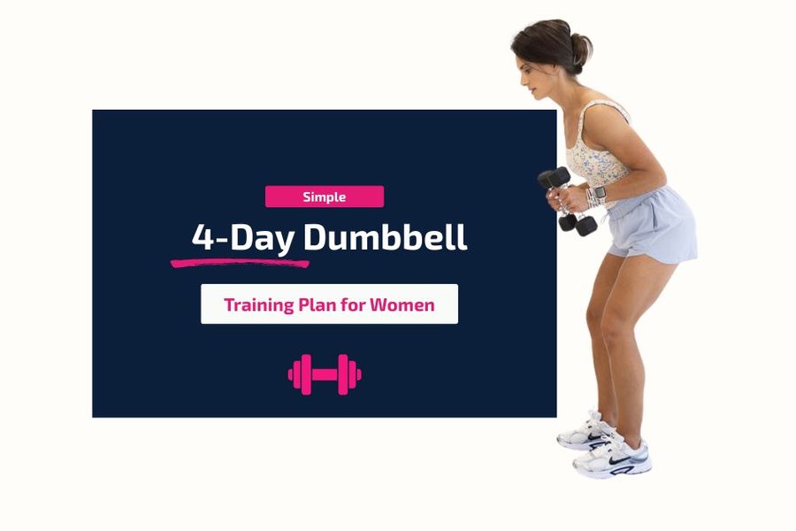 workout plan for women with 4 training days per week