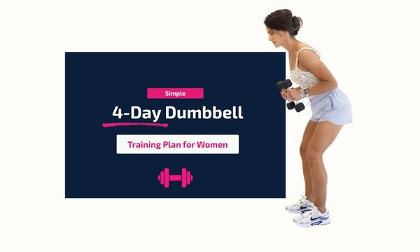 workout plan for women with 4 training days per week