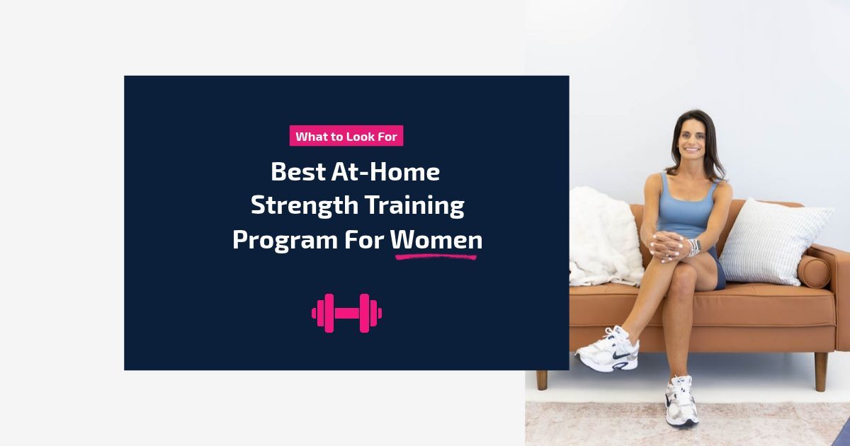 CPT, Tami Smith explaining what to look for in an at-home strength training plan