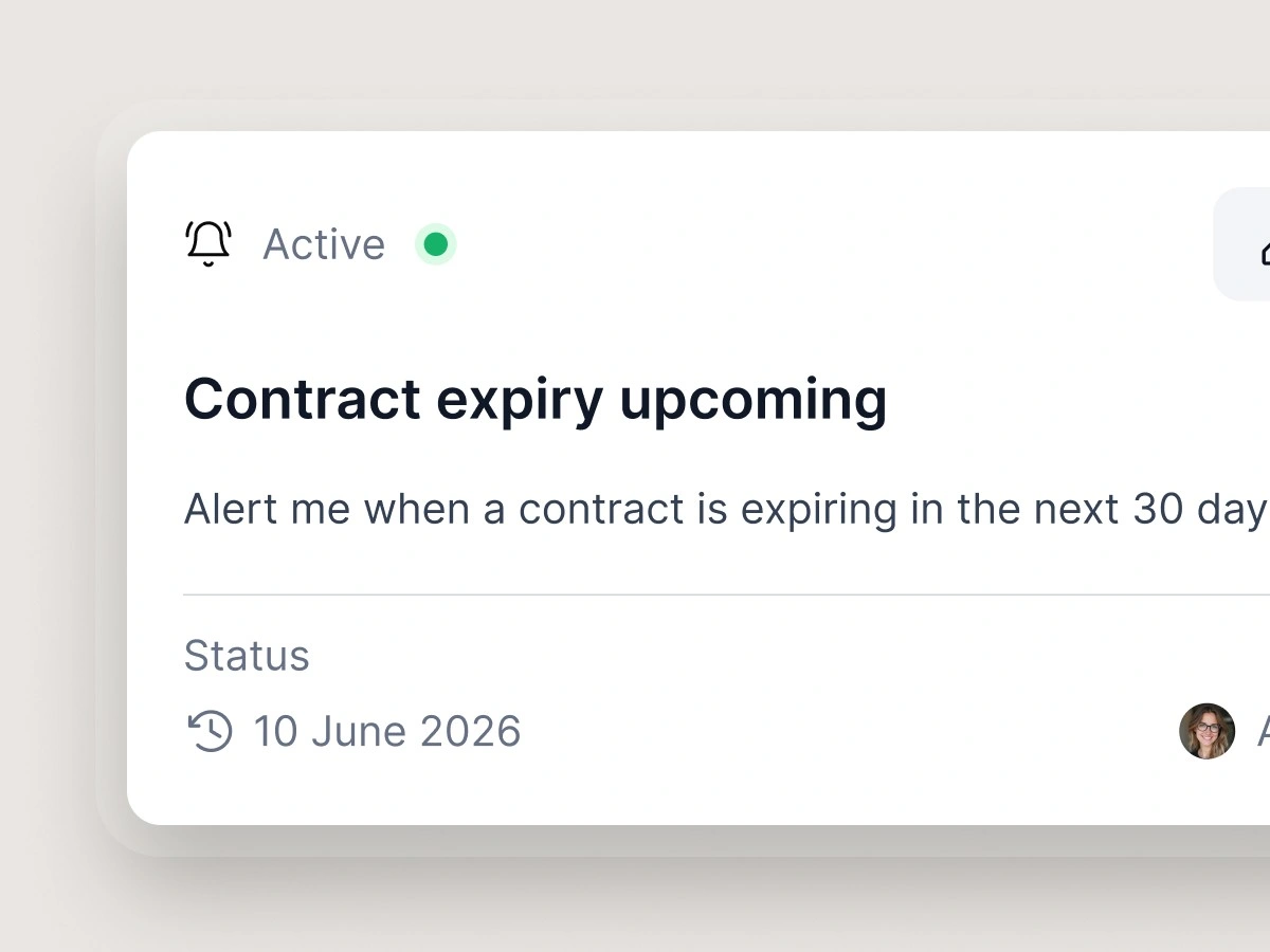 Automated renewal tracking