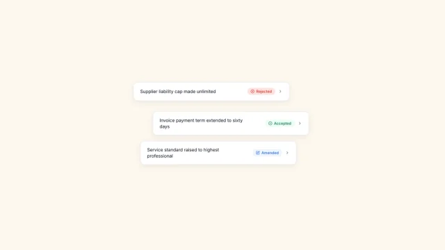 Redline Review: su documento, de vuelta en sus propios términos