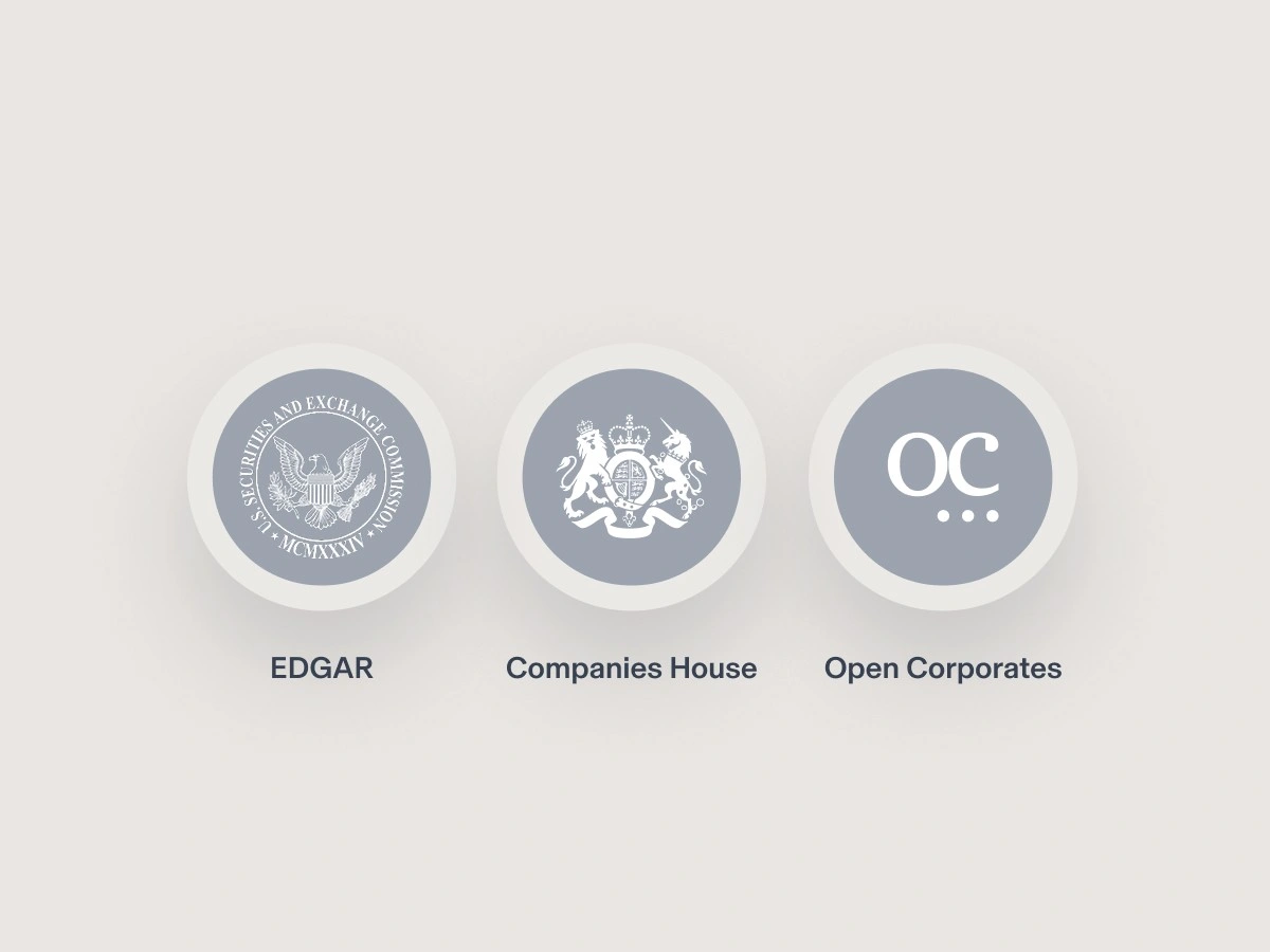 Live business data integrations