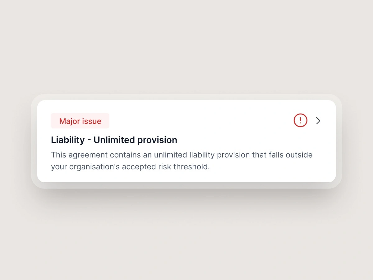 Automatic risk detection