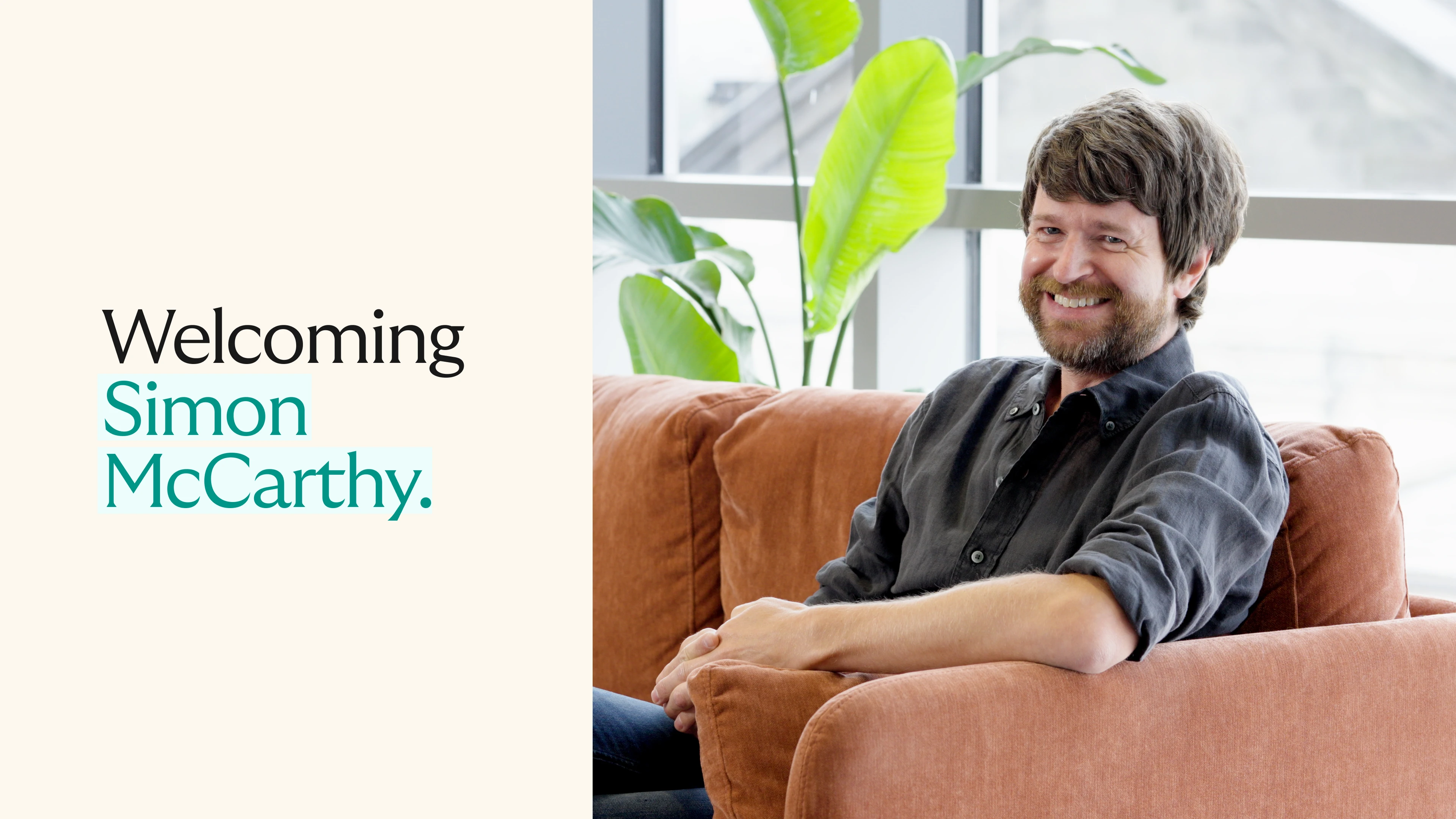 Simon McCarthy, newly appointed VP of Transformation at Wordsmith.