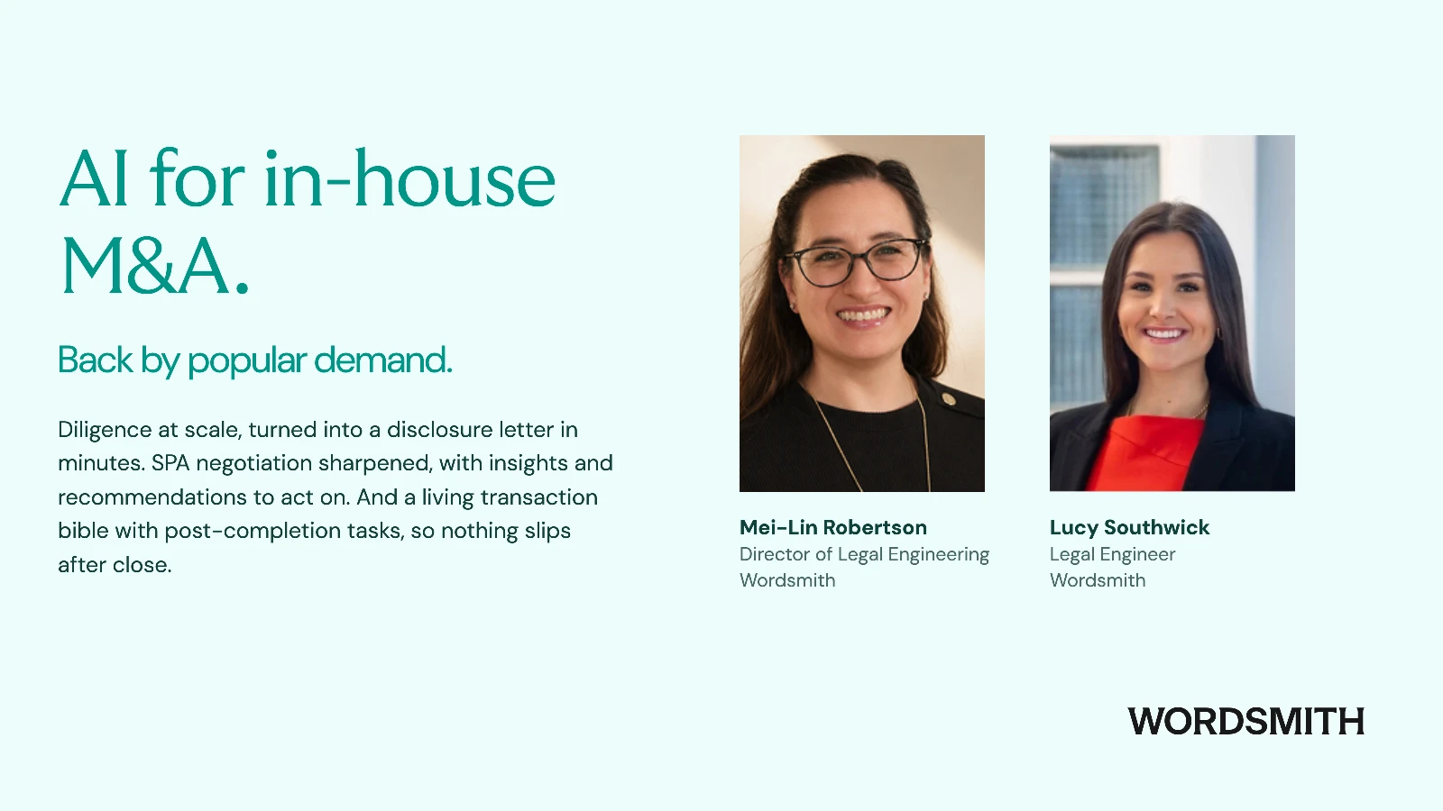 In-House M&A Webinar