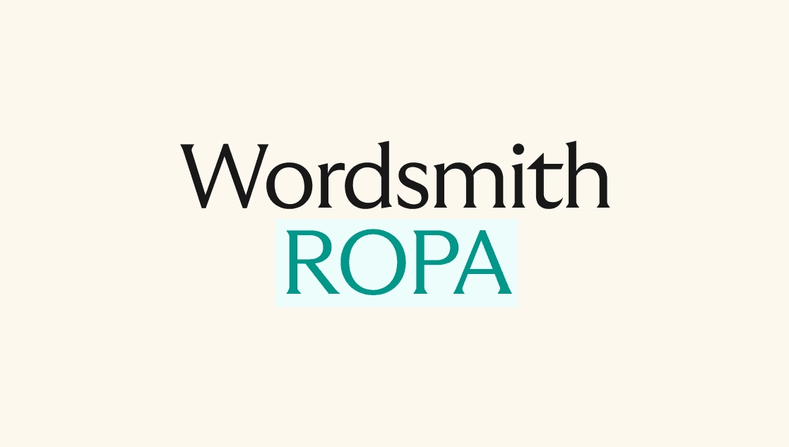 Introducing the new ROPA Report in Wordsmith