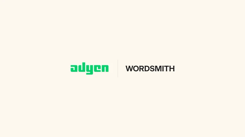 Adyen joins Wordsmith as a customer