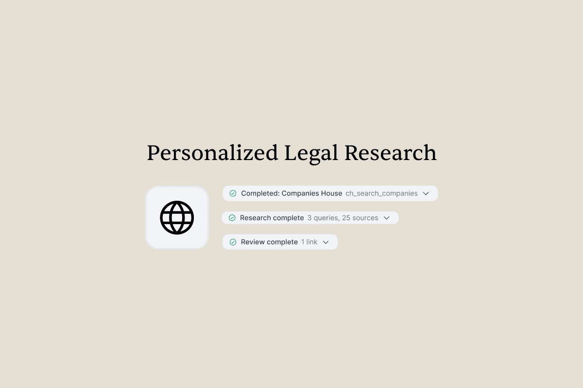 Your Legal Research Just Got Personal