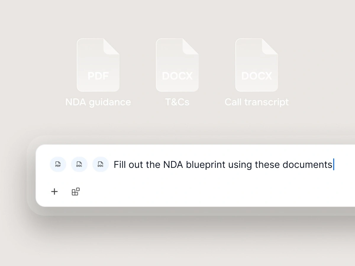 Draft from unstructured context