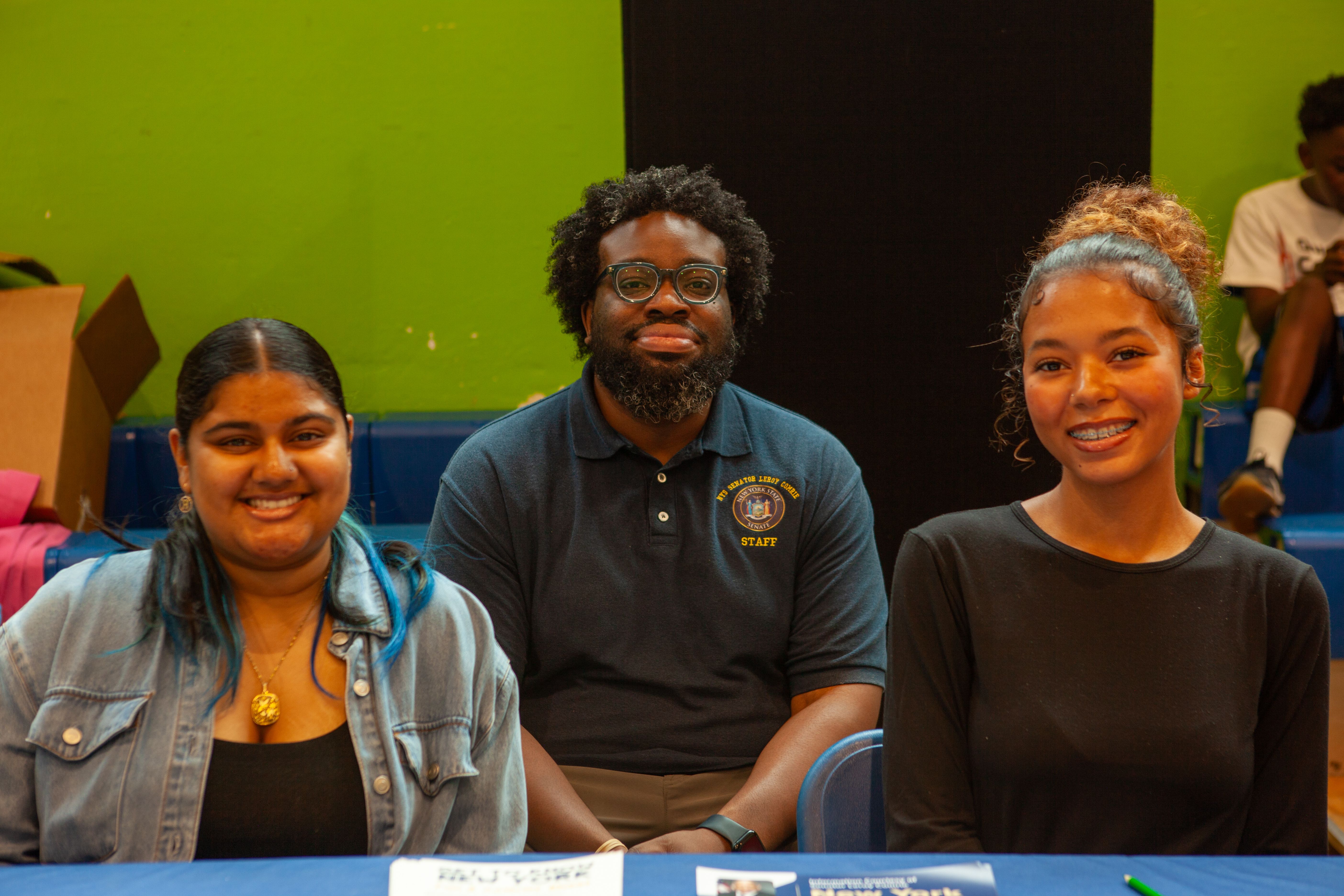 A moment from the Queens Community Closets Launch & Resource Fair