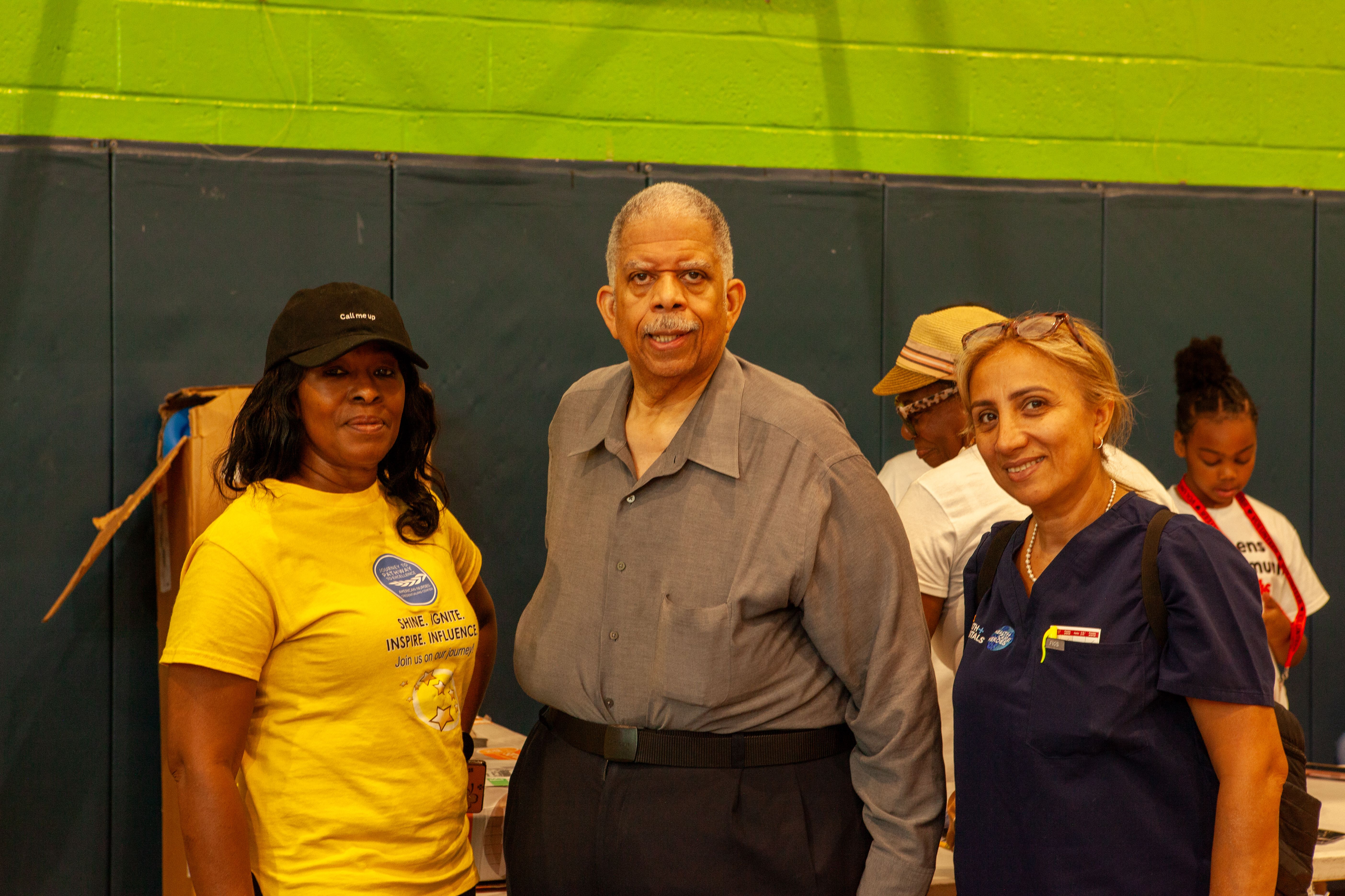 A moment from the Queens Community Closets Launch & Resource Fair