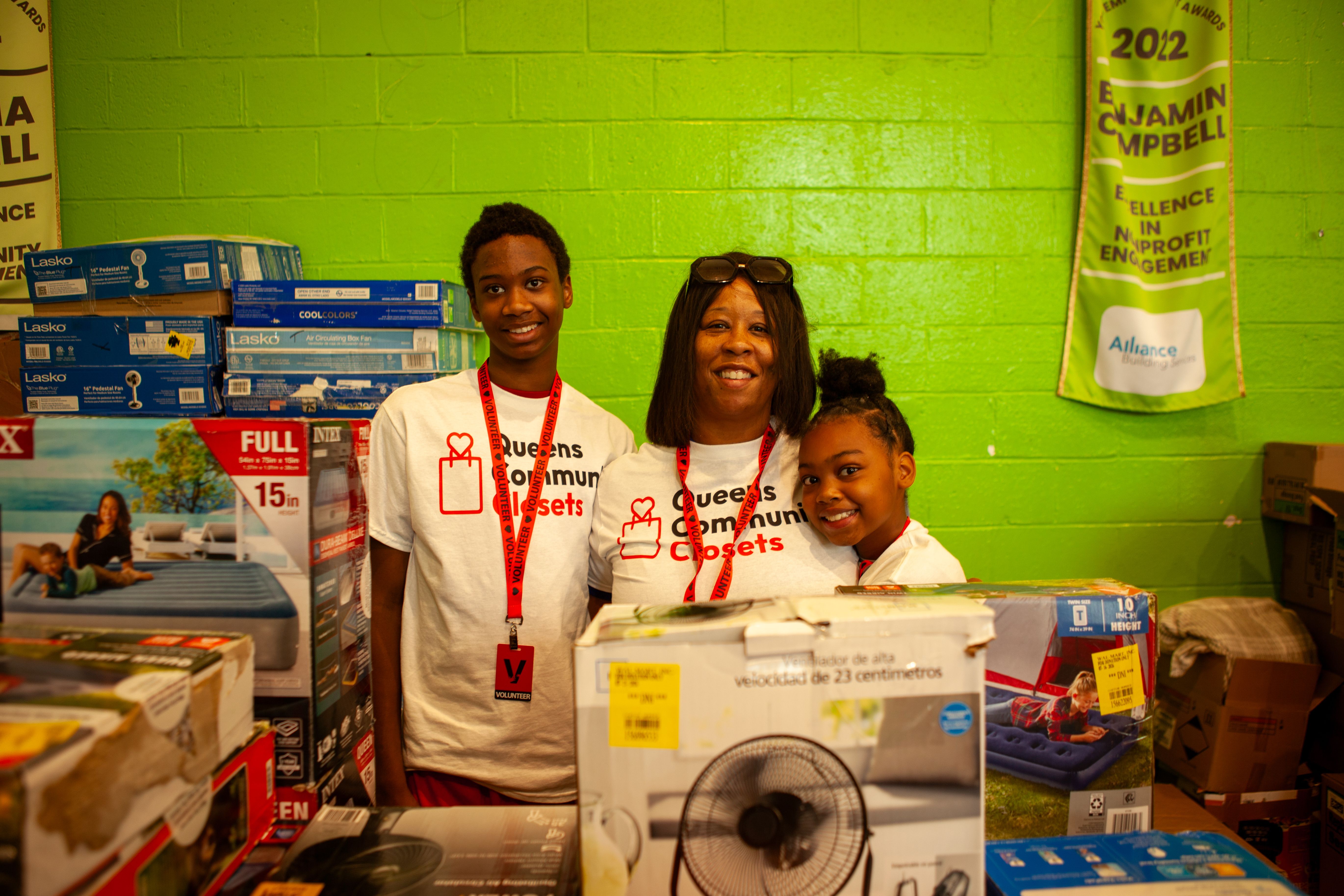A moment from the Queens Community Closets Launch & Resource Fair