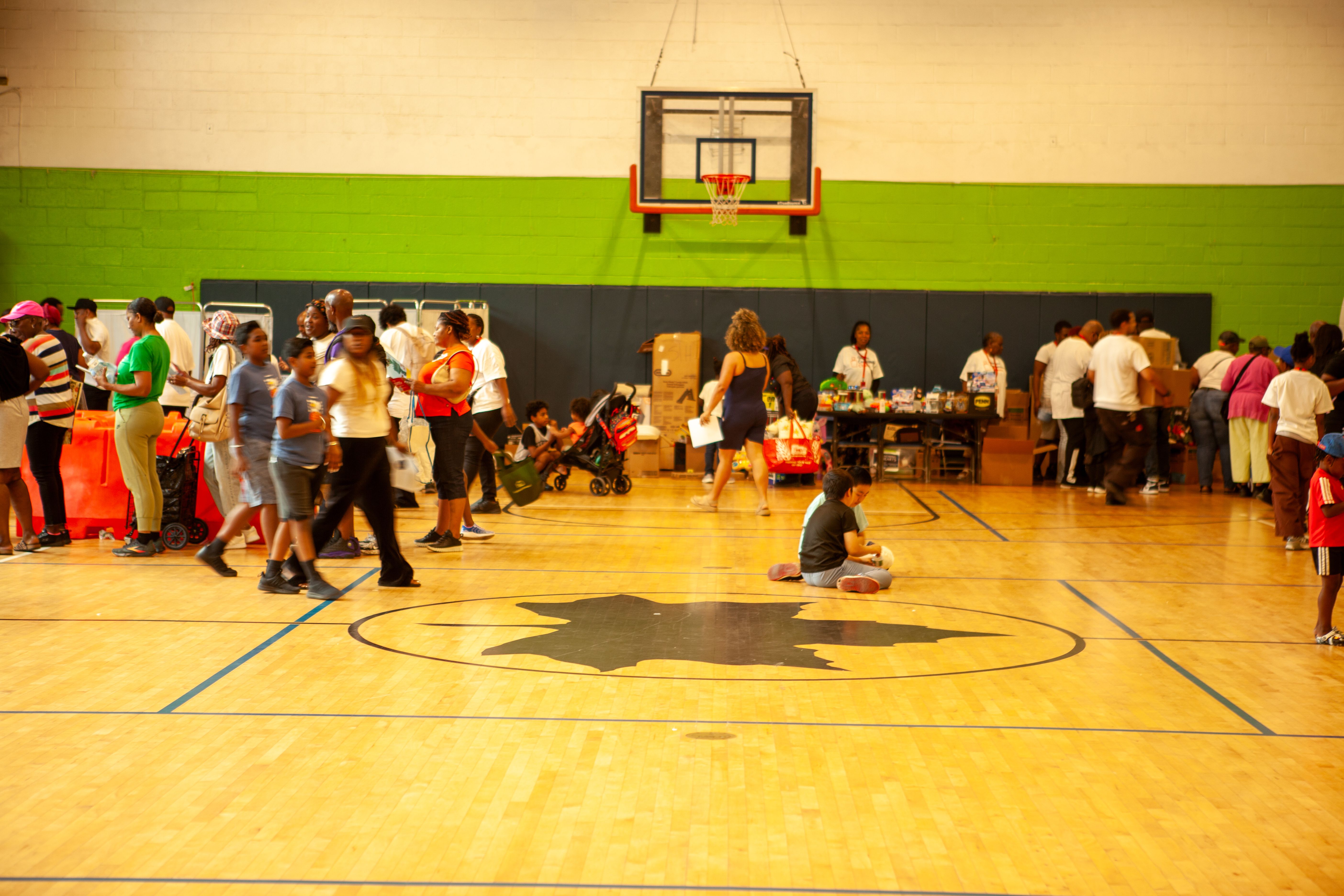 A moment from the Queens Community Closets Launch & Resource Fair