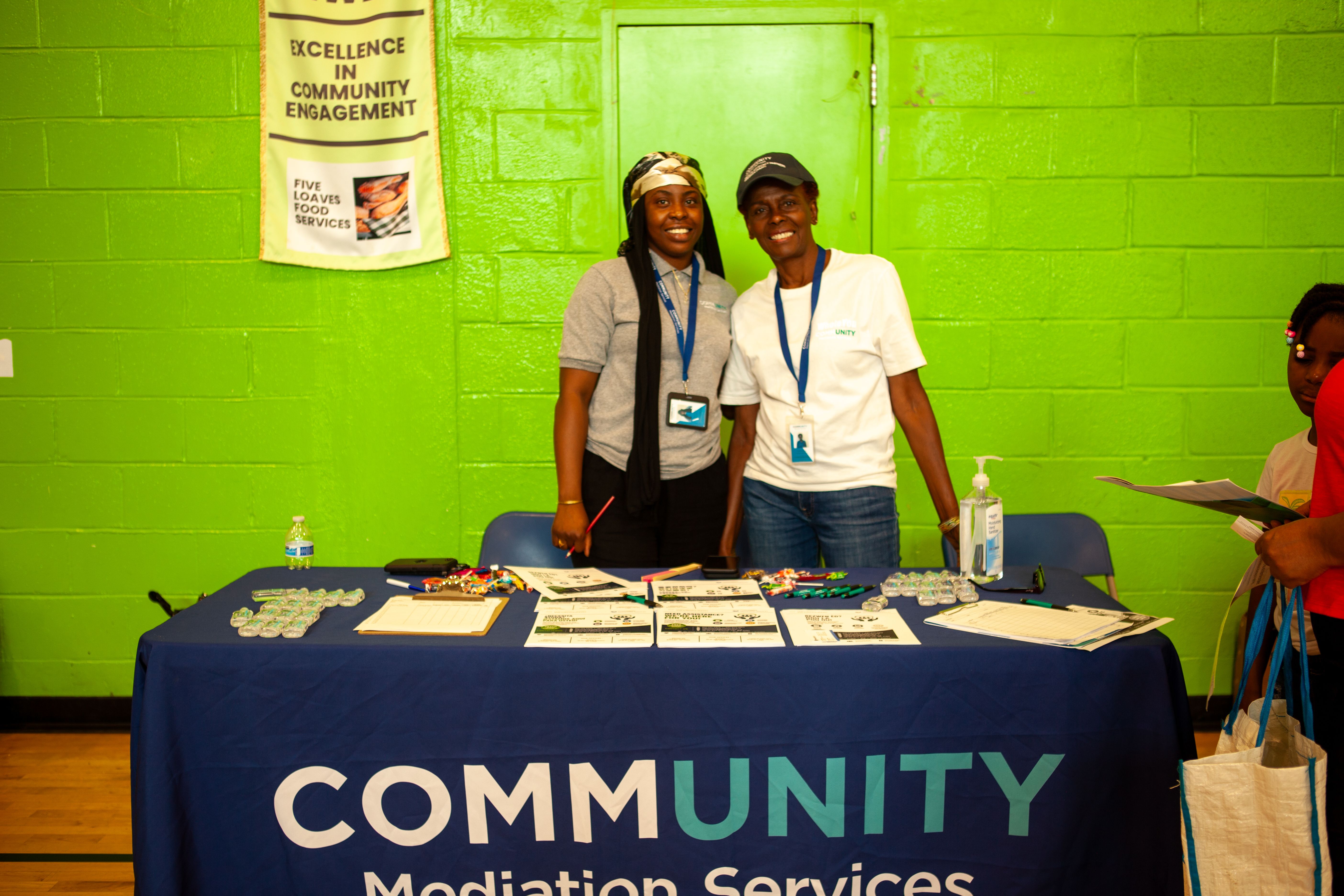 A moment from the Queens Community Closets Launch & Resource Fair