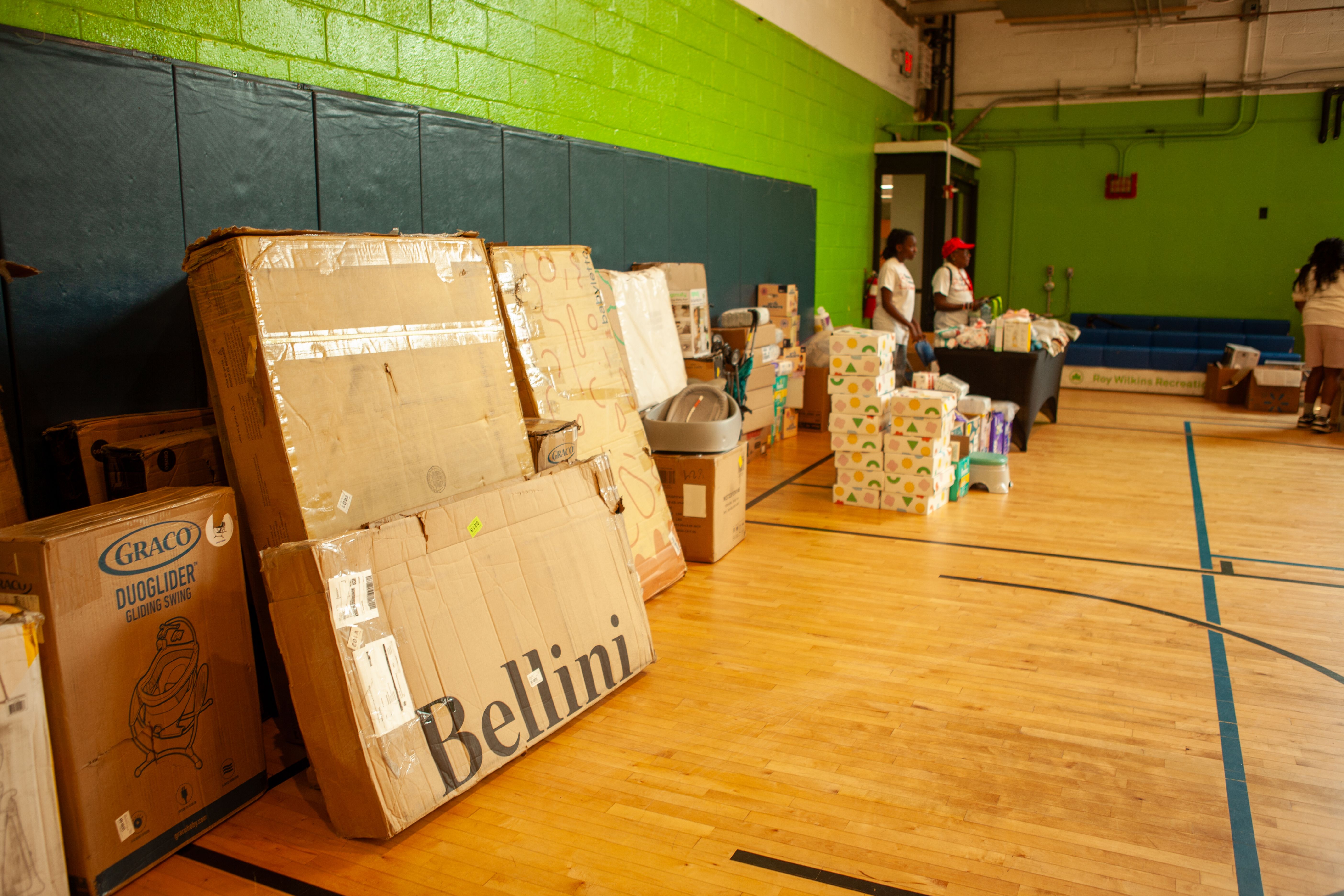 A moment from the Queens Community Closets Launch & Resource Fair