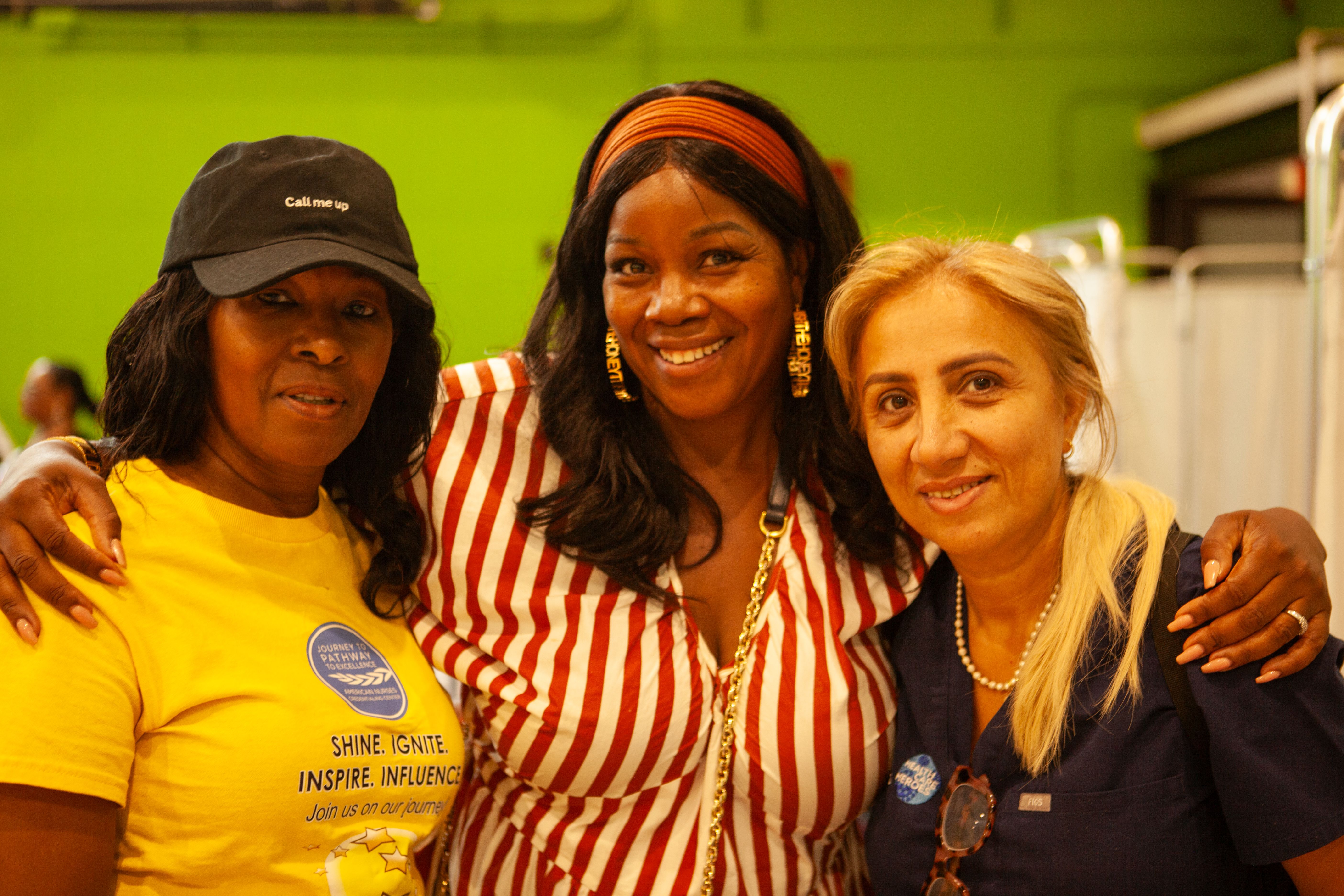 A moment from the Queens Community Closets Launch & Resource Fair