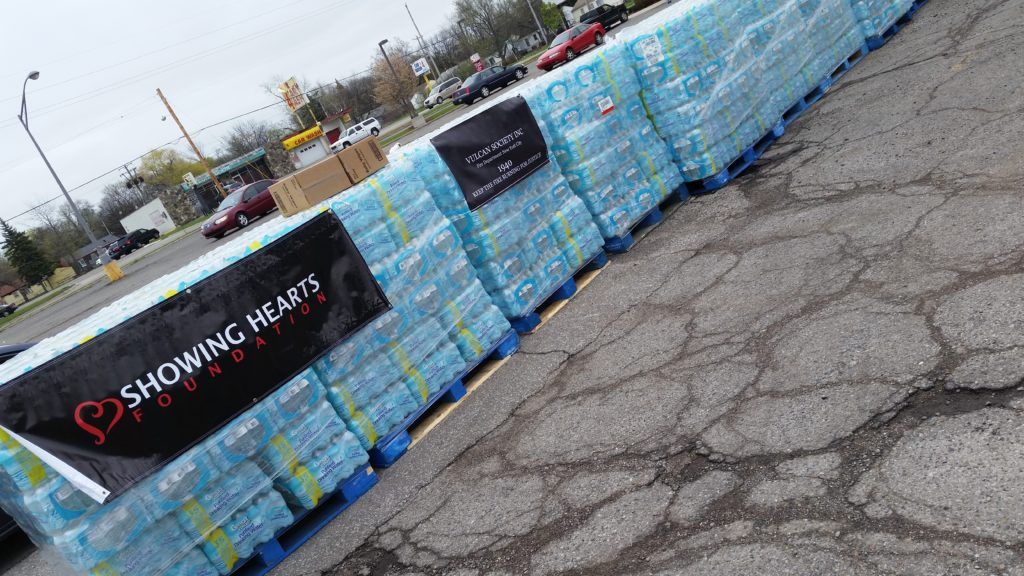 FlashBack ~ Over 150,000 Bottles of Water and Supplies delivered in Flint, MI