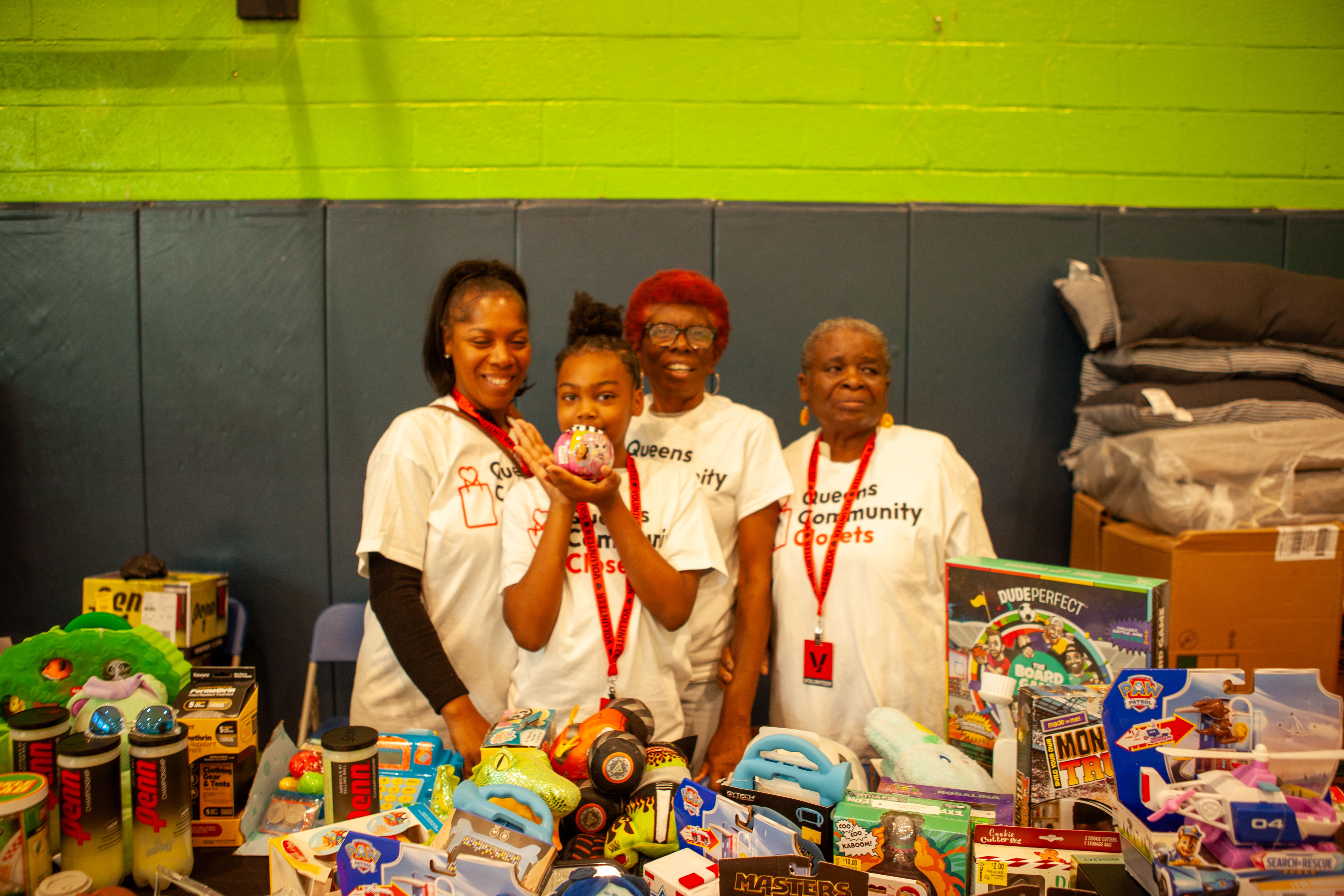 A moment from the Queens Community Closets Launch & Resource Fair