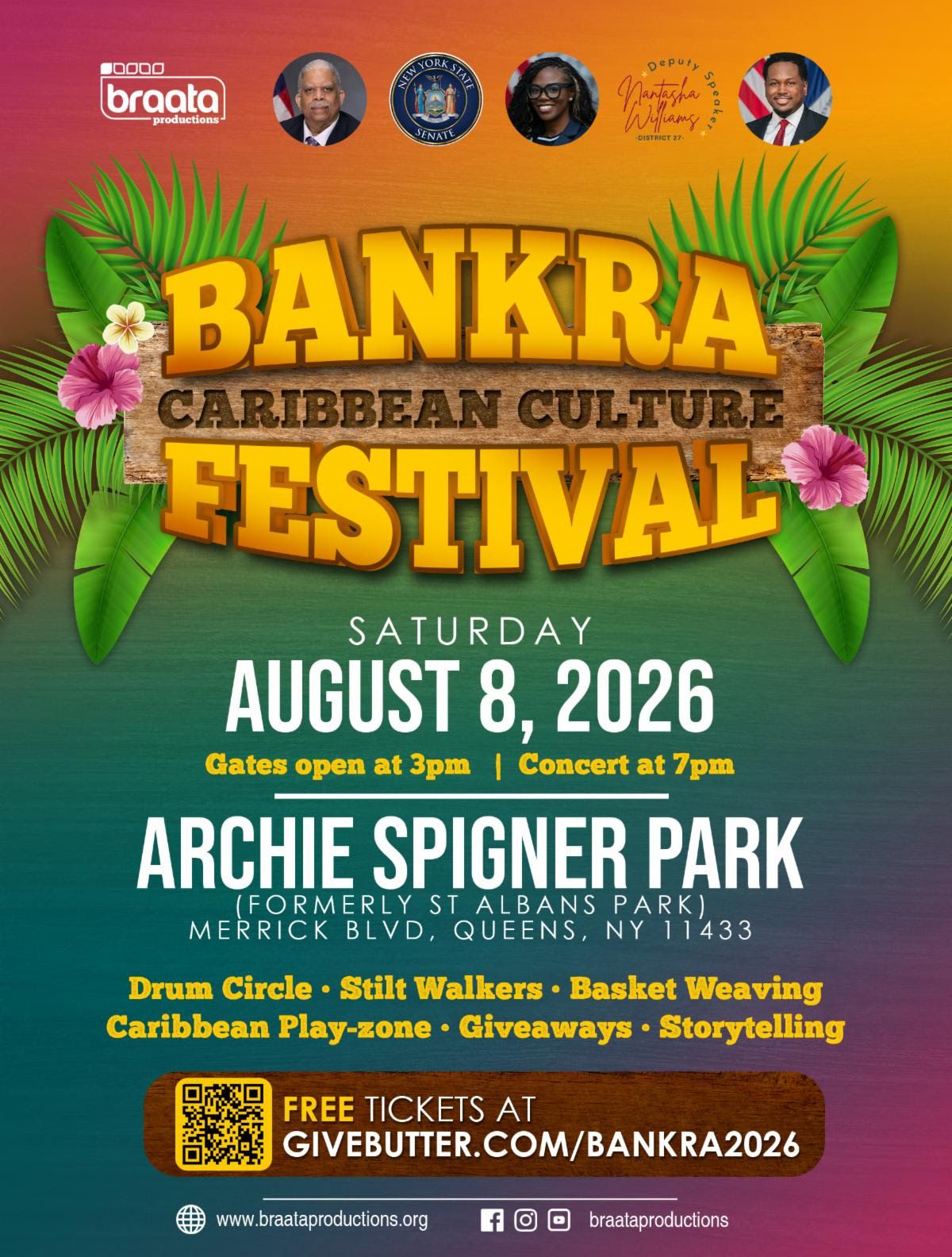BANKRA Caribbean Festival flyer