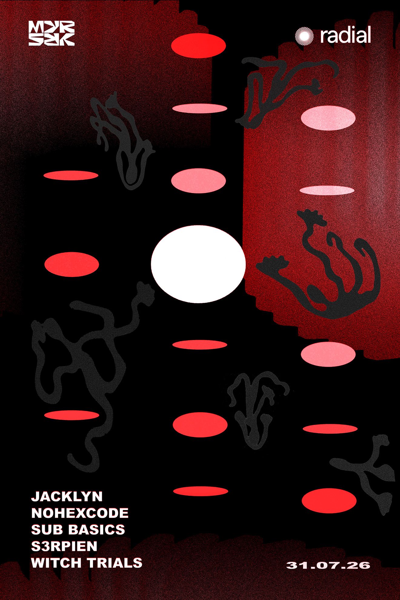 MYRYRS Label Night - Free Party w/ Jacklyn, Sub Basics, nohexcode, Witch Trials, s3rpien | radial london