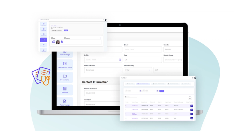 Dr. Tathed's Homeopathic Clinic Management System - Custom Software Development project by Accucia