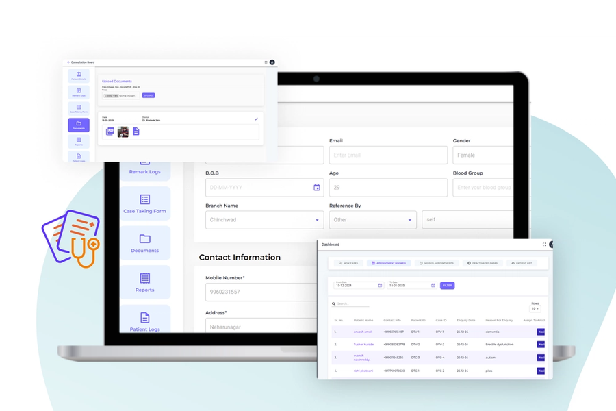 Dr. Tathed's Homeopathic Clinic Management System showcase