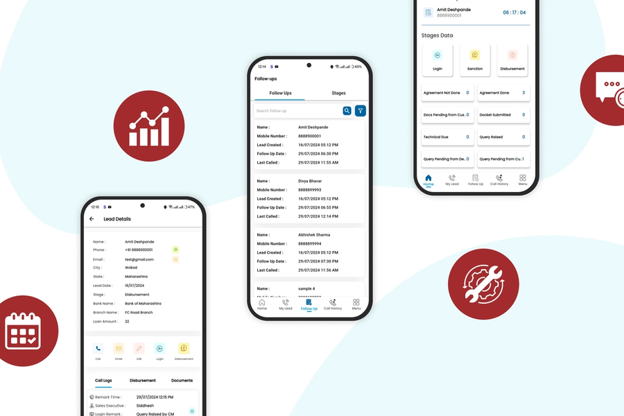 Sellon Finserv - Complete Loan Distribution CRM showcase