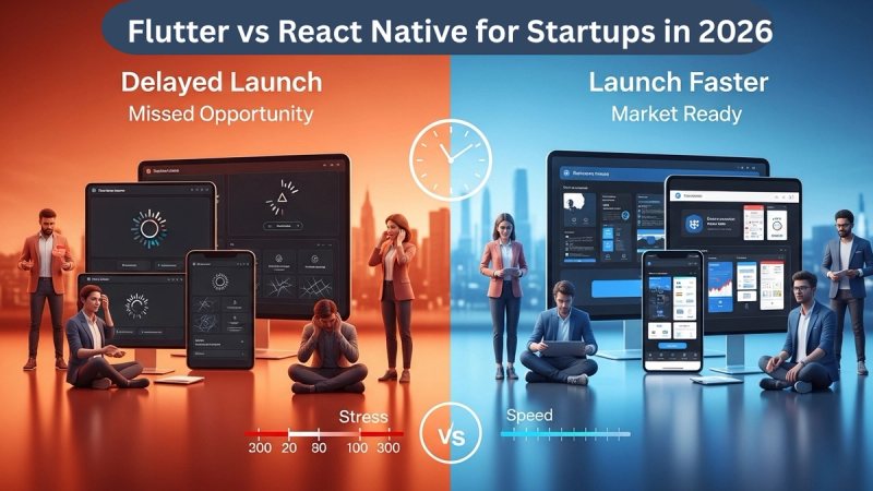 Flutter vs React Native for Startups in 2026: The Decision That Can Make or Break Your App