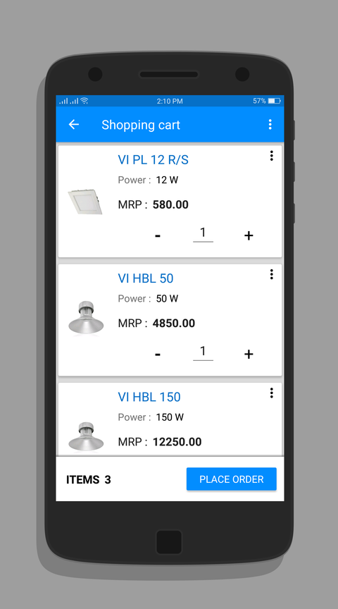Vera LED E-Commerce App Screenshot 2