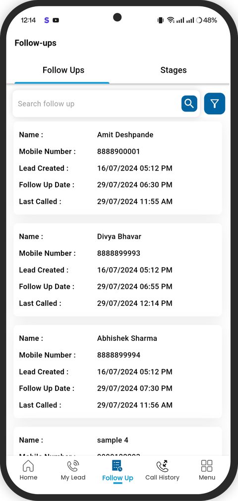 Sellon Finserv Mobile App Screenshot 1