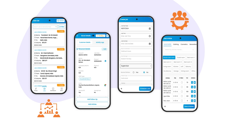 Relocare - Complete Relocation Management Platform - Mobile App Development project by Accucia