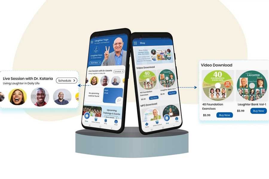 Laughter Guru - Global Laughter Yoga Community Platform showcase