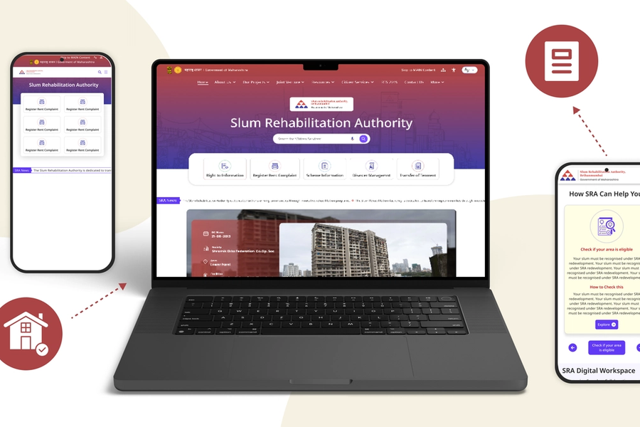 SRA Official Website - Digital Portal for Slum Rehabilitation Authority showcase