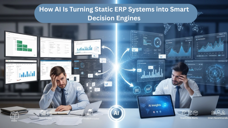 How AI Is Turning Static ERP Systems into Smart Decision Engines