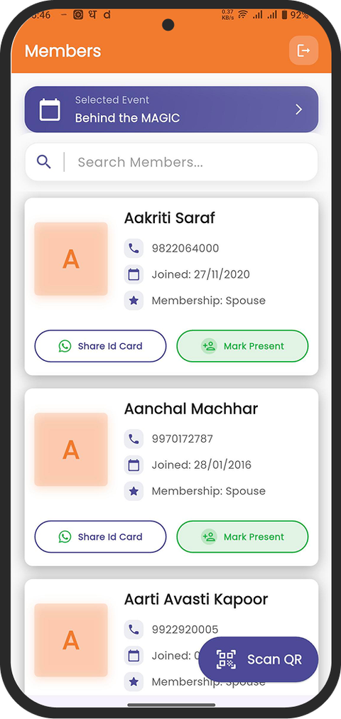 EO Pune Mobile App Screenshot 2